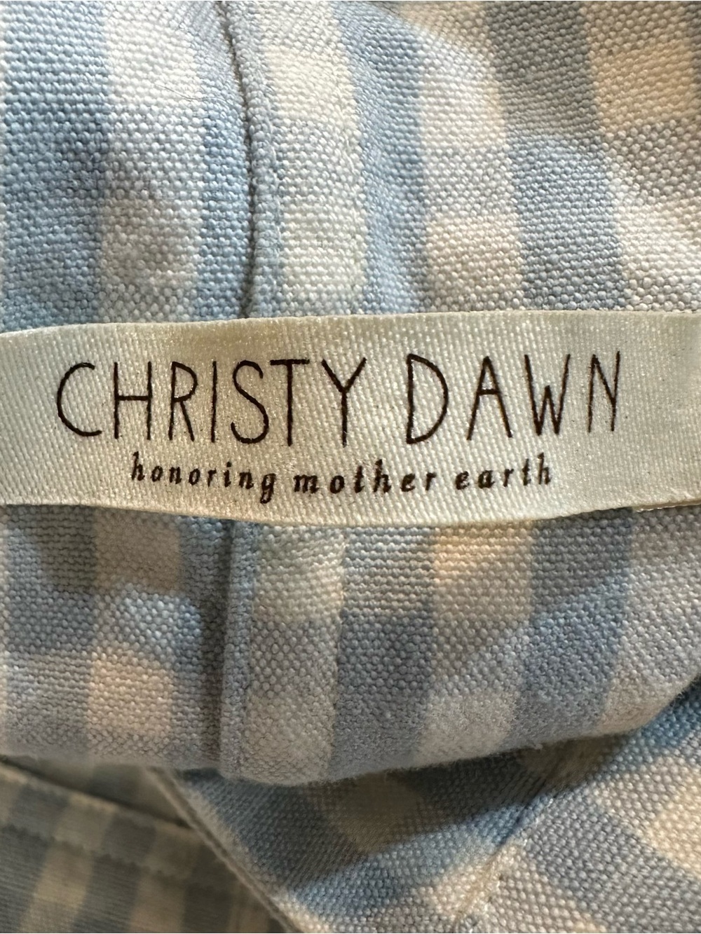 Christy Dawn Kids Light Blue Gingham Romper Jumpsuit Size 2T - Picture 8 of 9